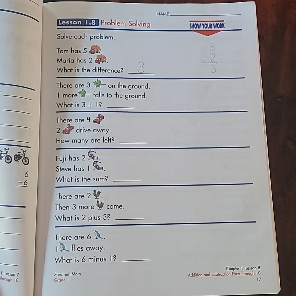 Book Spectrum Math 1 grade - Picture 7 of 16